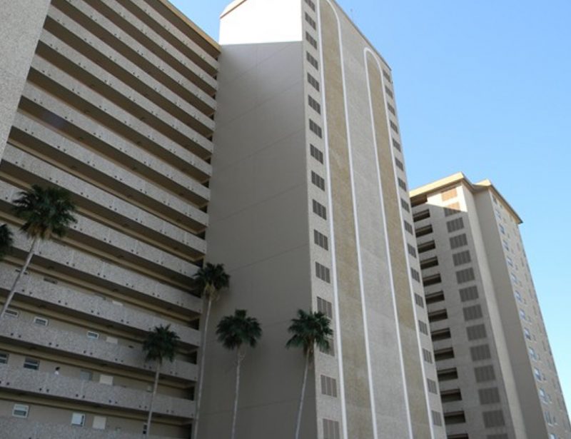 High rise painting detail