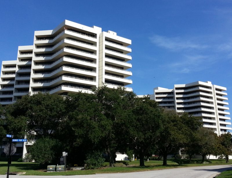 Completed high rise painting