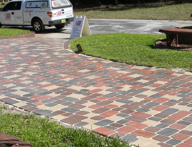 Paver sanding and sealing