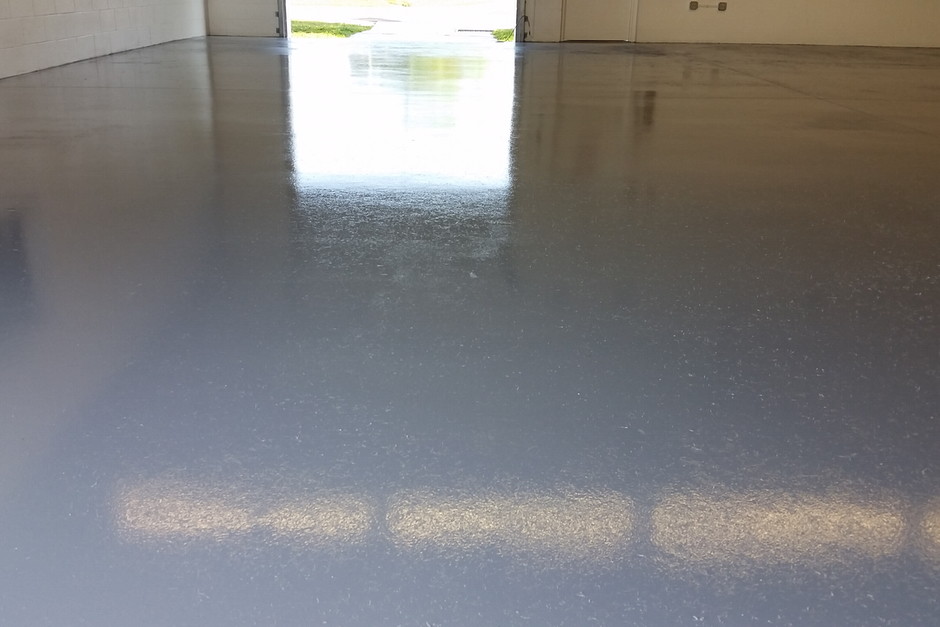 Finished floor coating project