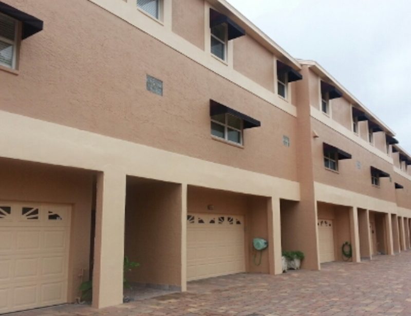 Townhome painting project exterior