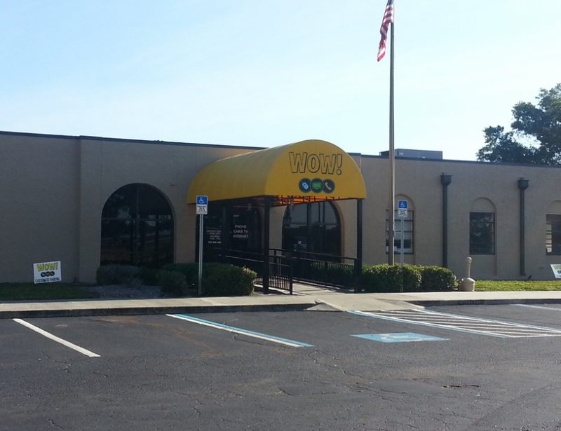 Commercial painting project for Wow Cable