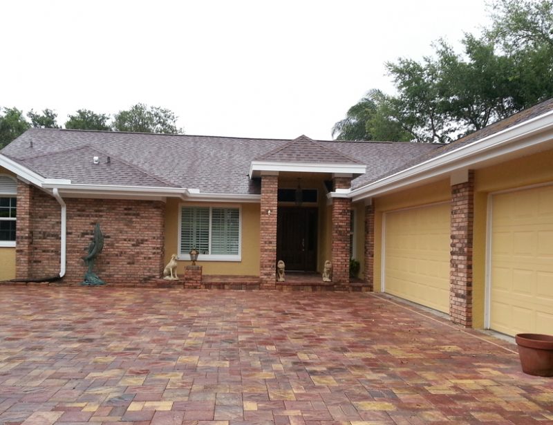 Residential exterior painting completed